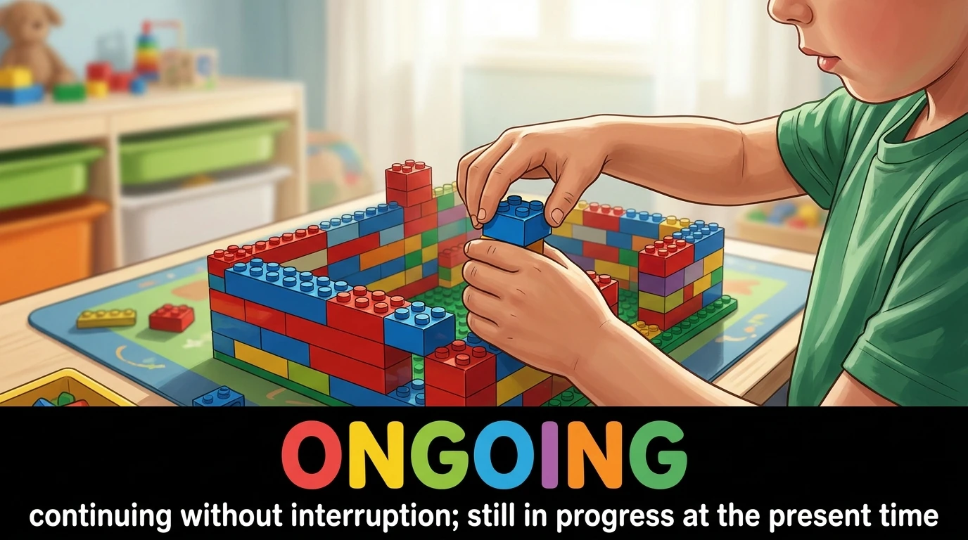 English Illustration for ongoing